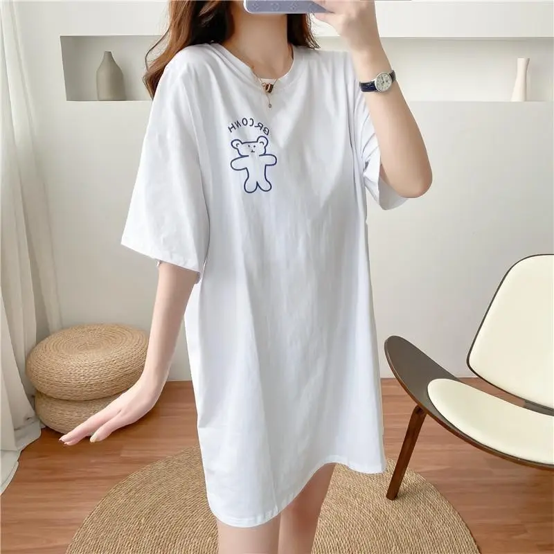 Maternity T-Shirt for Breastfeeding Women Summer Loose Fit — feature 17