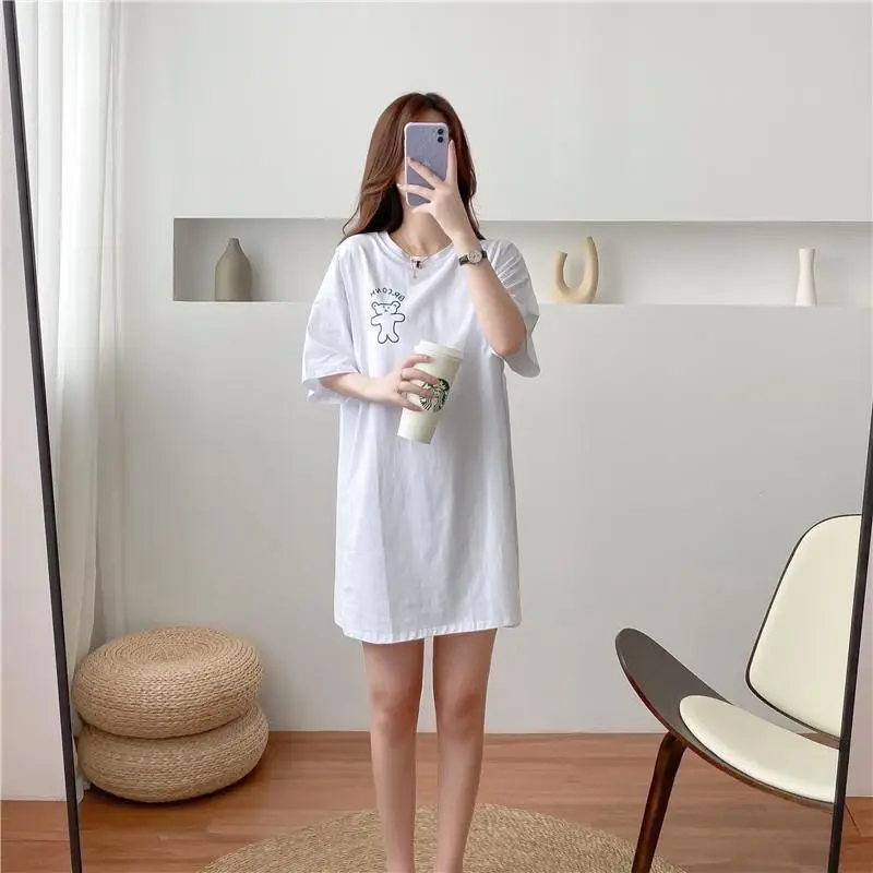 Maternity T-Shirt for Breastfeeding Women Summer Loose Fit — feature 20