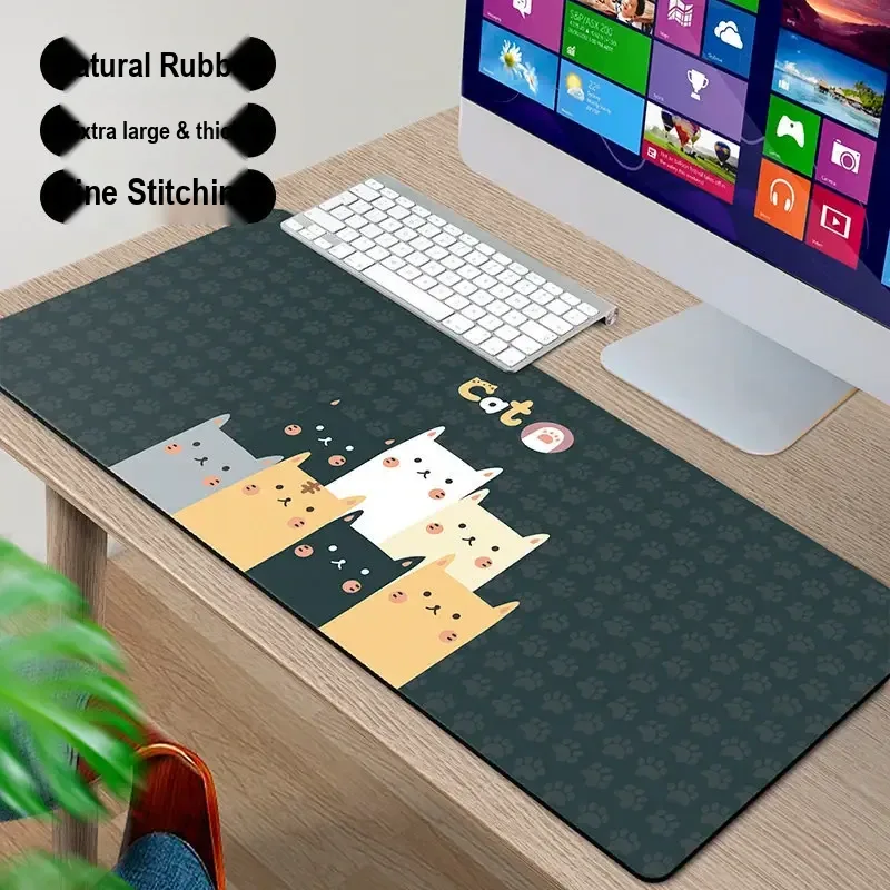 Large Cloth Desk Mat with Printed Designs - Image 26