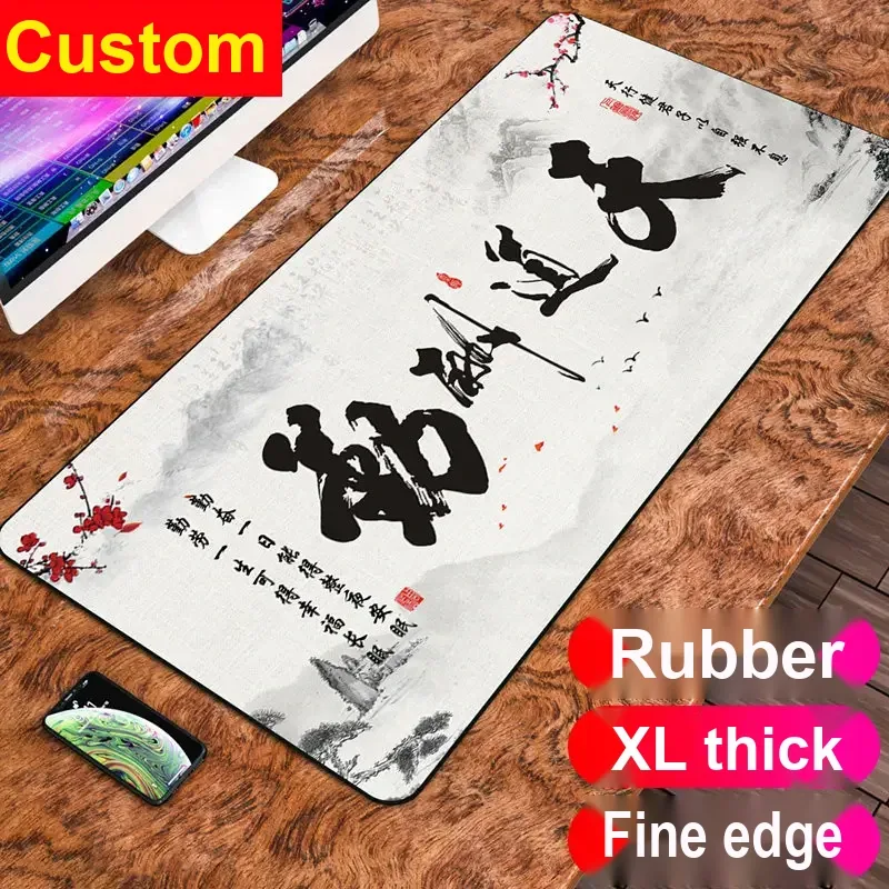 Large Cloth Desk Mat with Printed Designs - Image 28