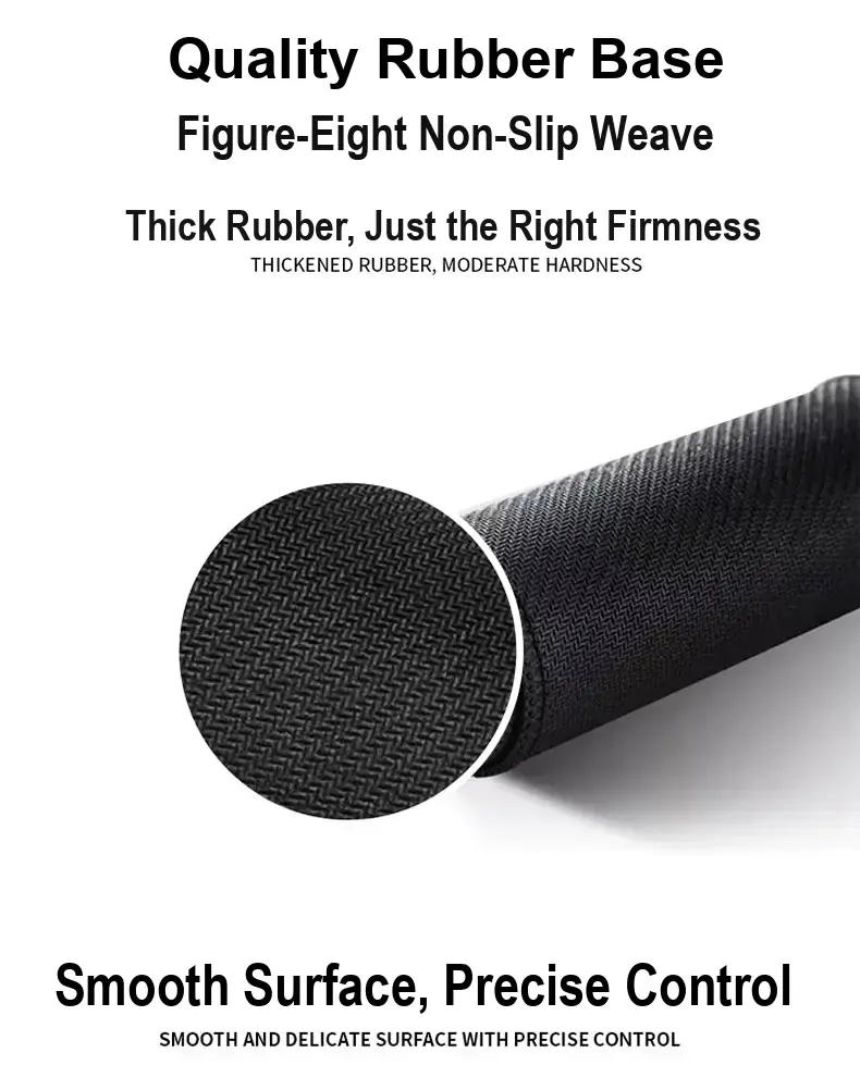 Close-up of the textured rubber underside of a rolled mat