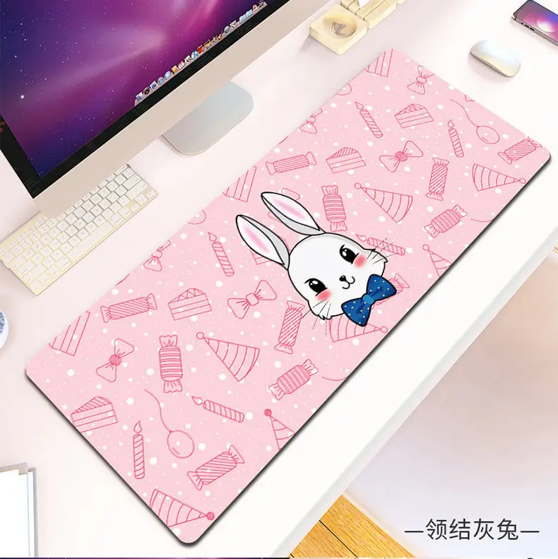 Large Canvas Mouse Pad for Office Desk with Gold Design - Image 16