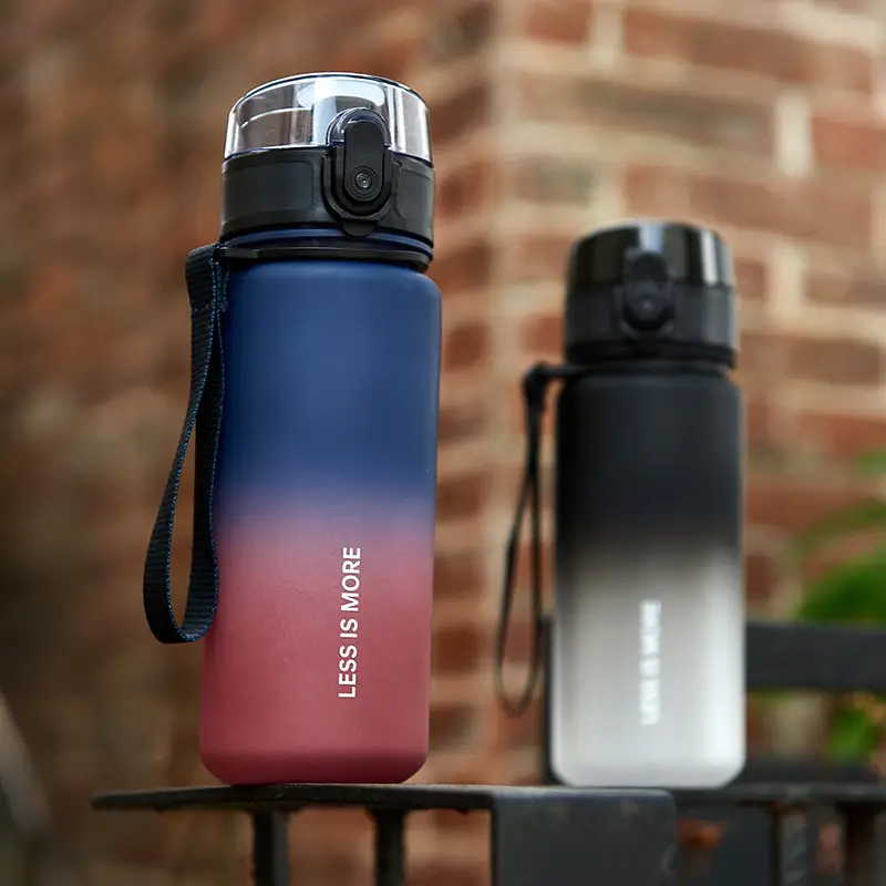Men's Gradient Water Bottle 500ml High Temp Portable Cup - Image 6