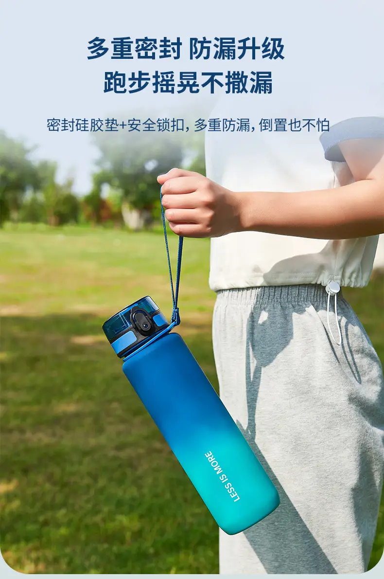 Men's Gradient Water Bottle 500ml High Temp Portable Cup — feature 10