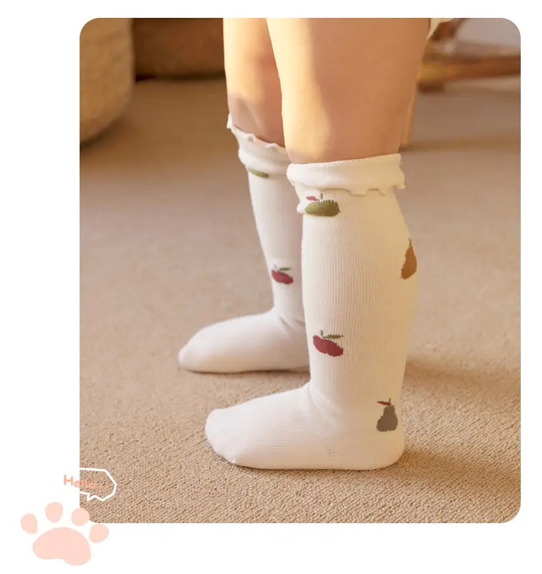 Xuwei Baby Over-the-Knee Warm Socks Cotton Newborn Girls — feature 14