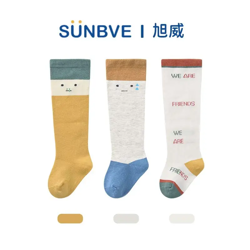 Xuwei Baby Over-the-Knee Warm Socks Cotton Newborn Girls - Image 10