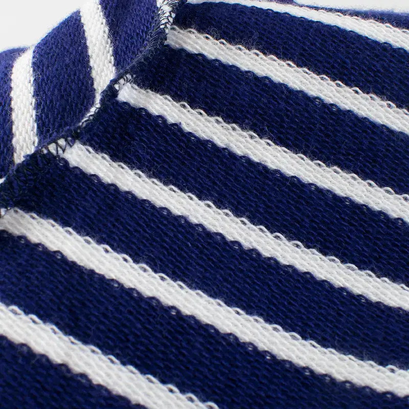 Kids Striped Sweatshirt Blue White 2024 Autumn - Image 5