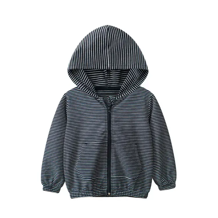 Kids Striped Cardigan Jacket 2024 Autumn New Korean Style - Image 5