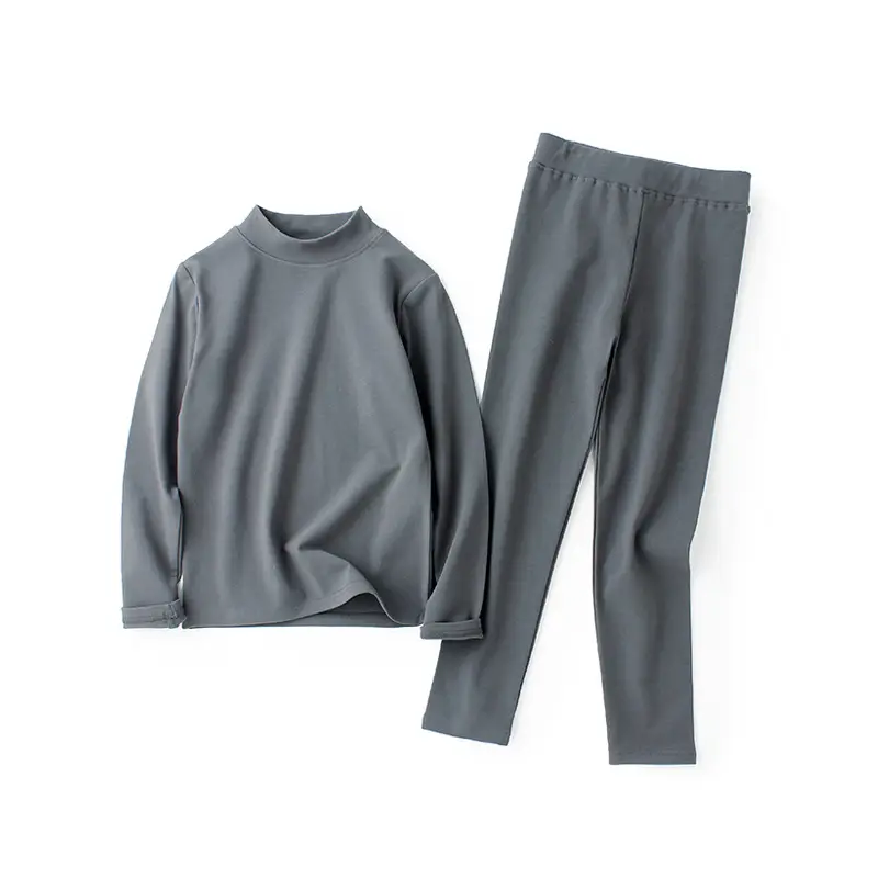 Autumn Winter Long Sleeve Suit for Girls Solid Color - Image 11