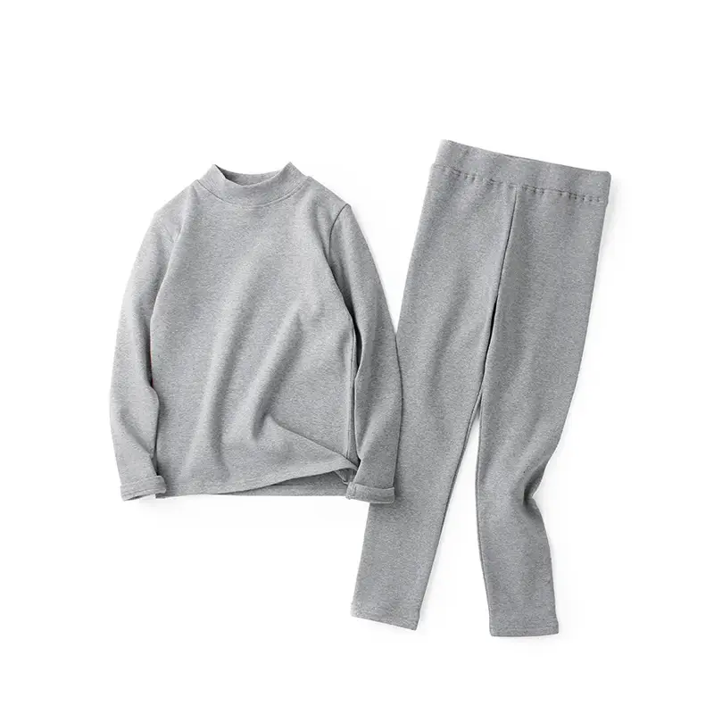 Autumn Winter Long Sleeve Suit for Girls Solid Color - Image 5