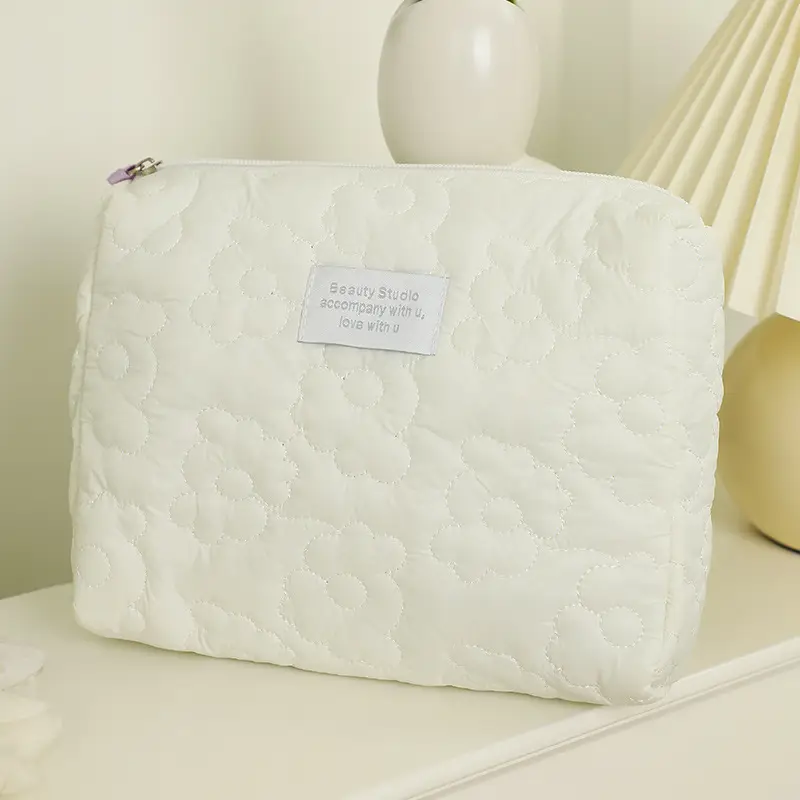 2025 Pink Quilted Travel Storage Bag for Women - Image 7