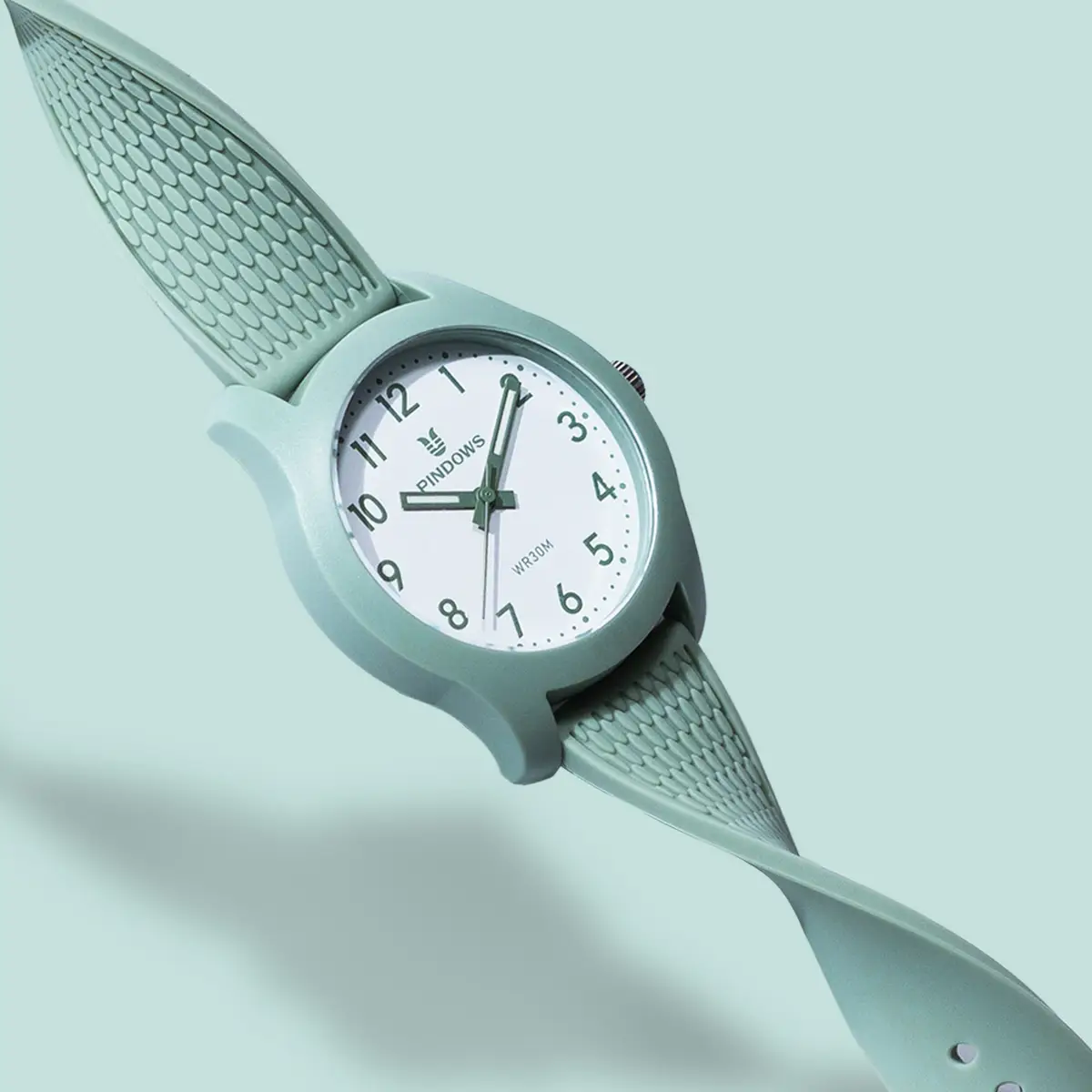 Pindaoshi Silicone Watch Blue 38MM Quartz — feature 7