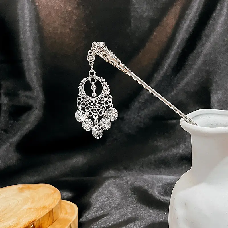 New Chinese Style National Tide Hairpin Earrings - Image 45