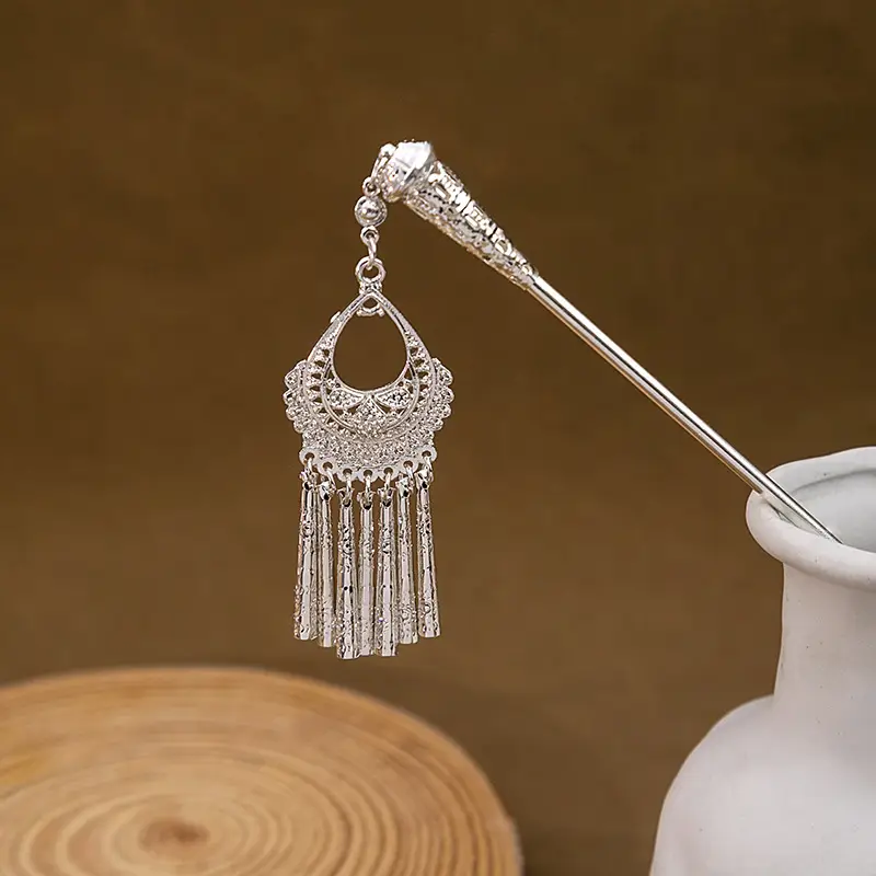 New Chinese Style National Tide Hairpin Earrings - Image 17