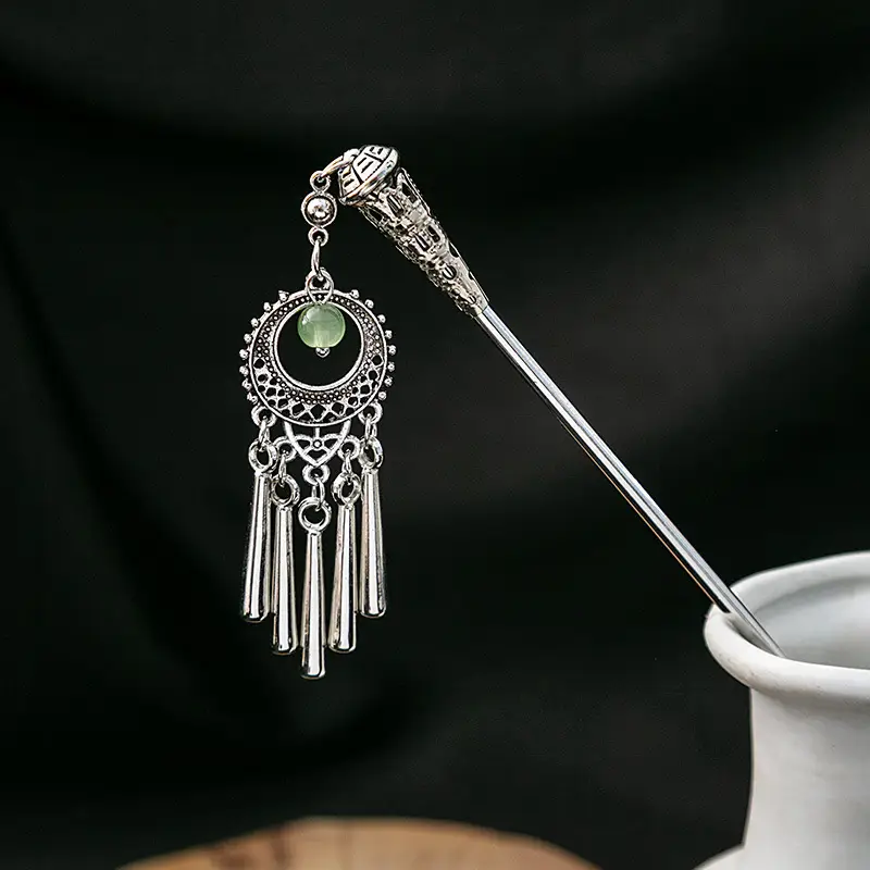New Chinese Style National Tide Hairpin Earrings - Image 2