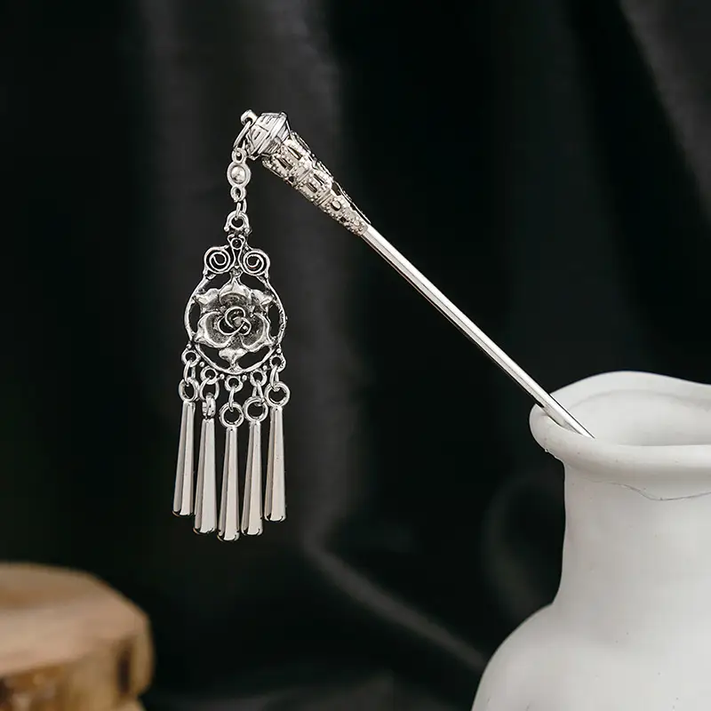 New Chinese Style National Tide Hairpin Earrings - Image 20