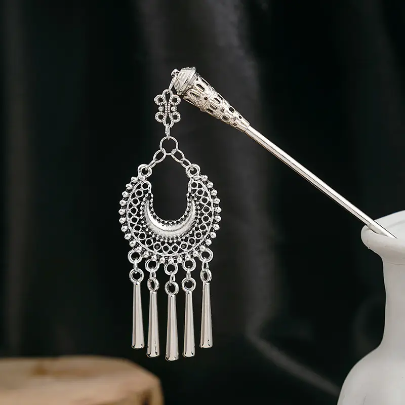 New Chinese Style National Tide Hairpin Earrings - Image 22