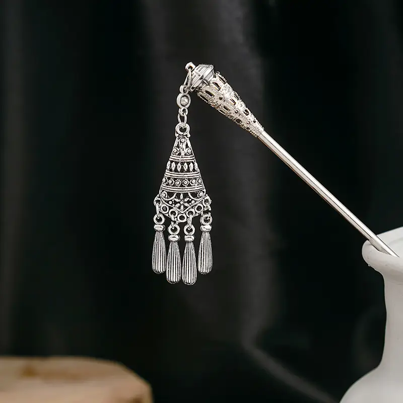 New Chinese Style National Tide Hairpin Earrings - Image 24