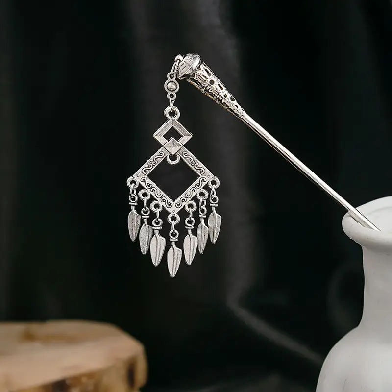 New Chinese Style National Tide Hairpin Earrings - Image 25