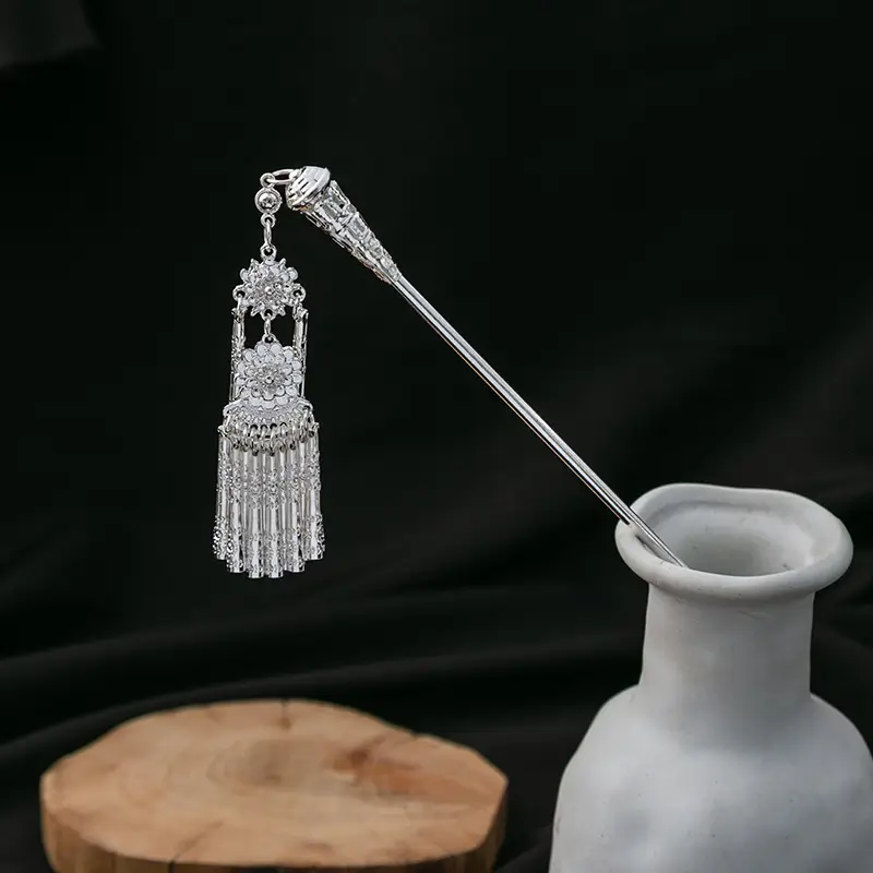 New Chinese Style National Tide Hairpin Earrings - Image 7