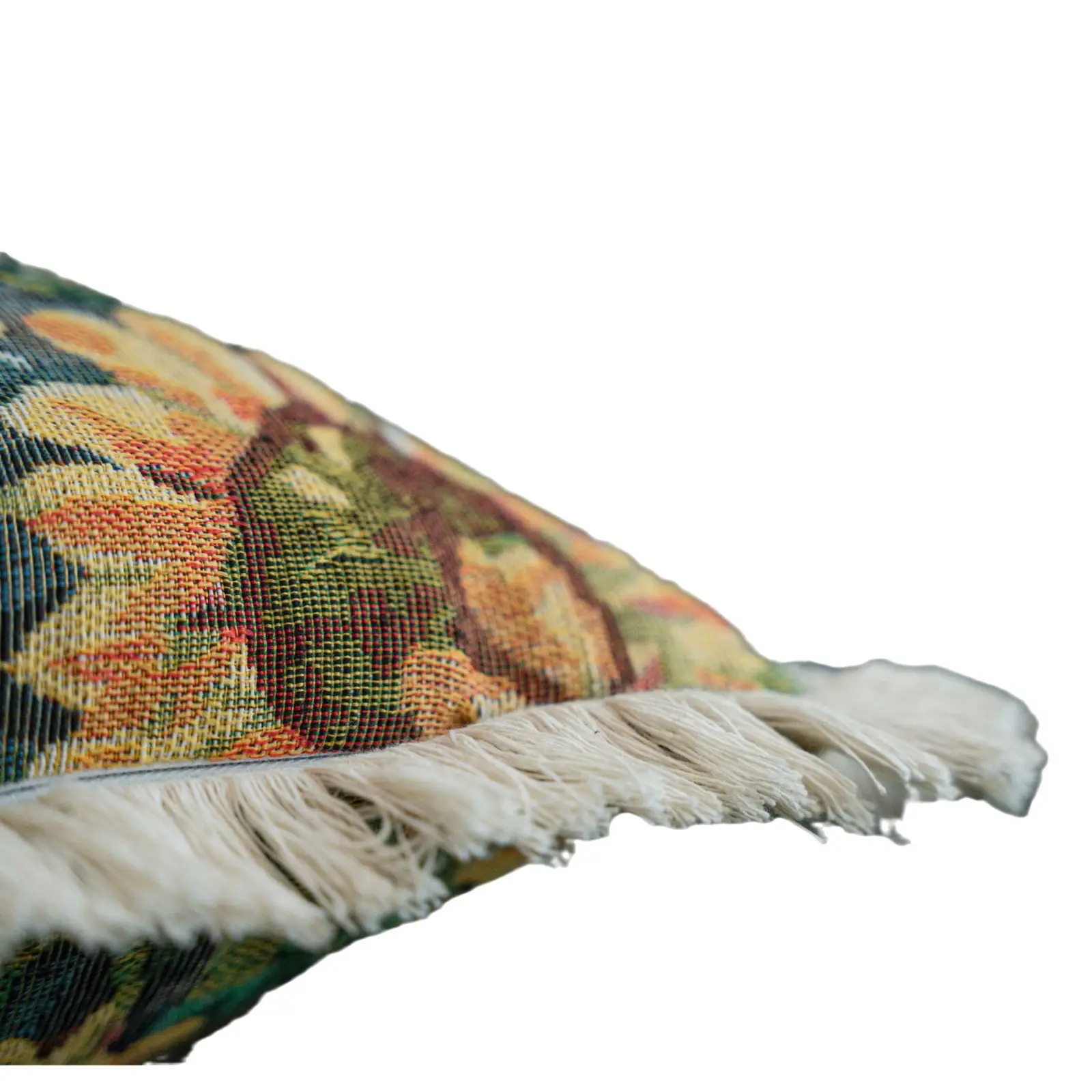 Yamanqi Multicolor Fringed Sofa Pillow - Image 12