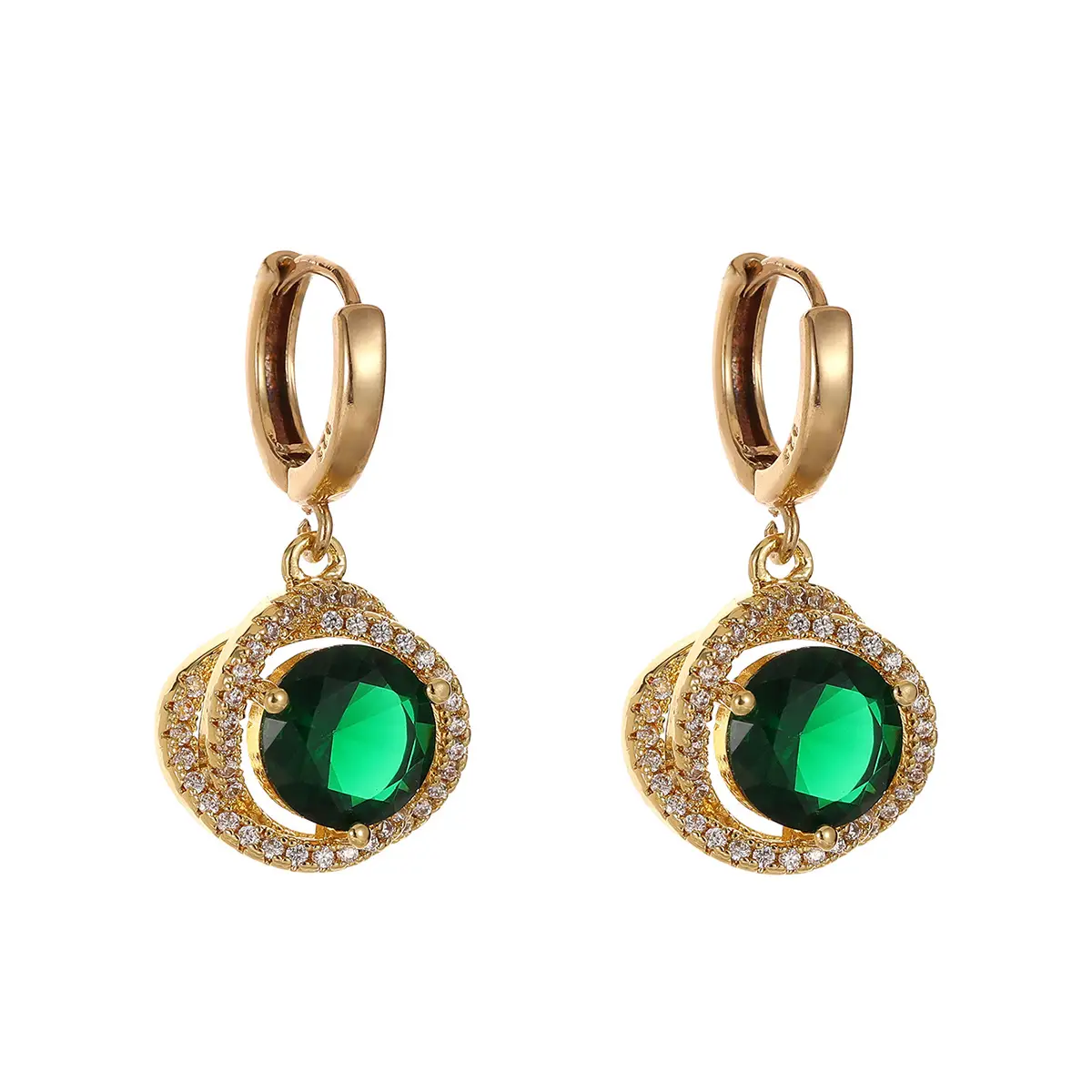 Geometric Crystal Glass Earrings Heavy Industry Mixed Batch Yiwu - Image 14
