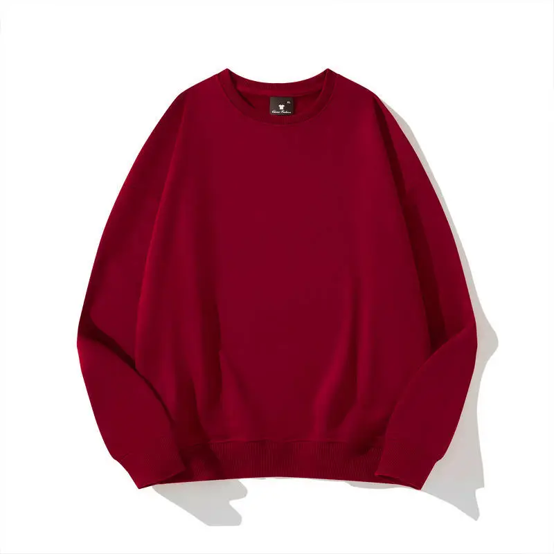 Men Women Off-Shoulder Grey Sweatshirt 260g - Image 11