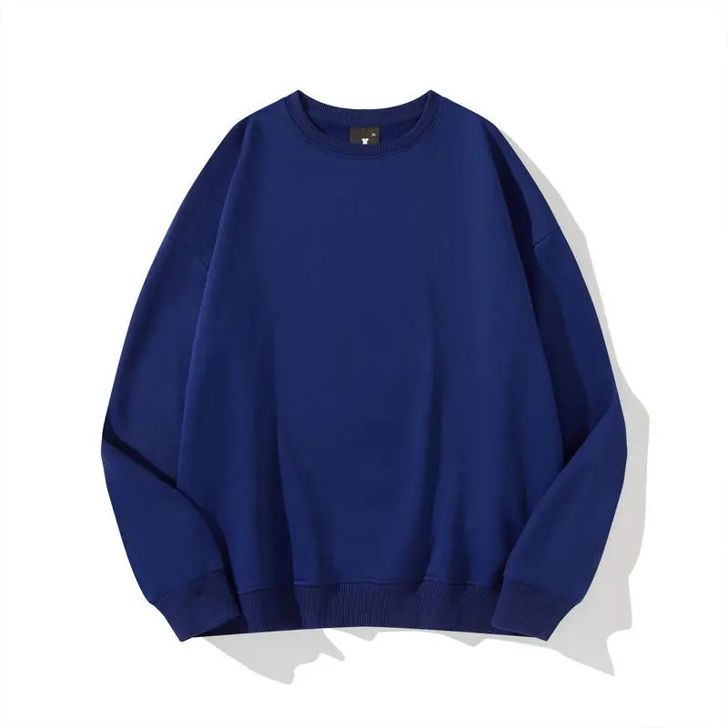 Men Women Off-Shoulder Grey Sweatshirt 260g - Image 13