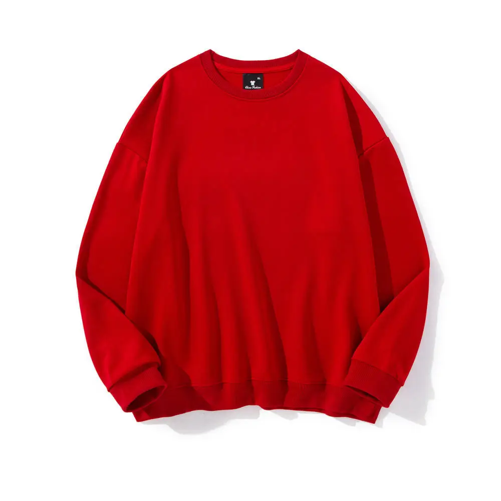 Men Women Off-Shoulder Grey Sweatshirt 260g - Image 5