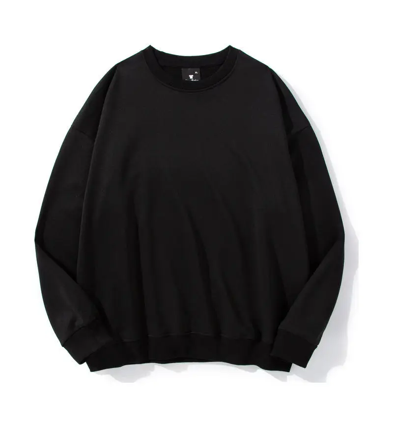 Men Women Off-Shoulder Grey Sweatshirt 260g - Image 7