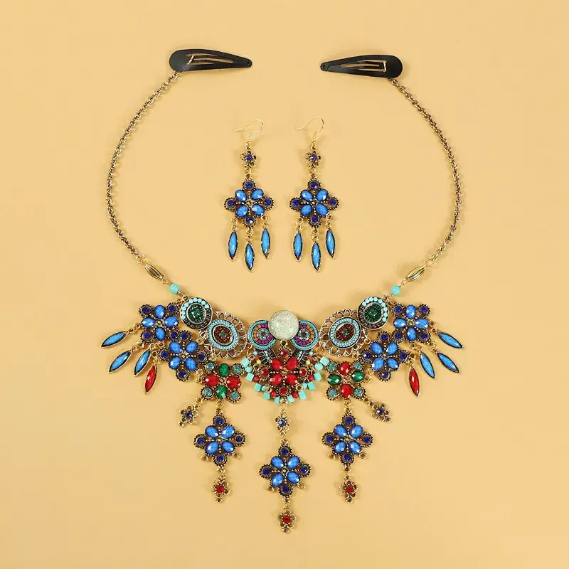 Alien Style Ethnic Headwear Necklace Women - Image 5