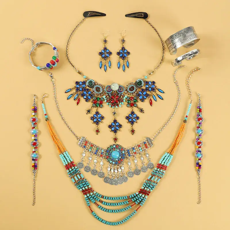 Alien Style Ethnic Headwear Necklace Women - Image 8
