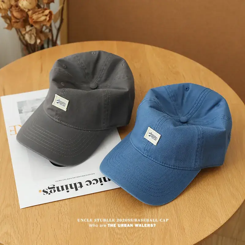 Black Unstitched Baseball Cap for Men Women - Image 19