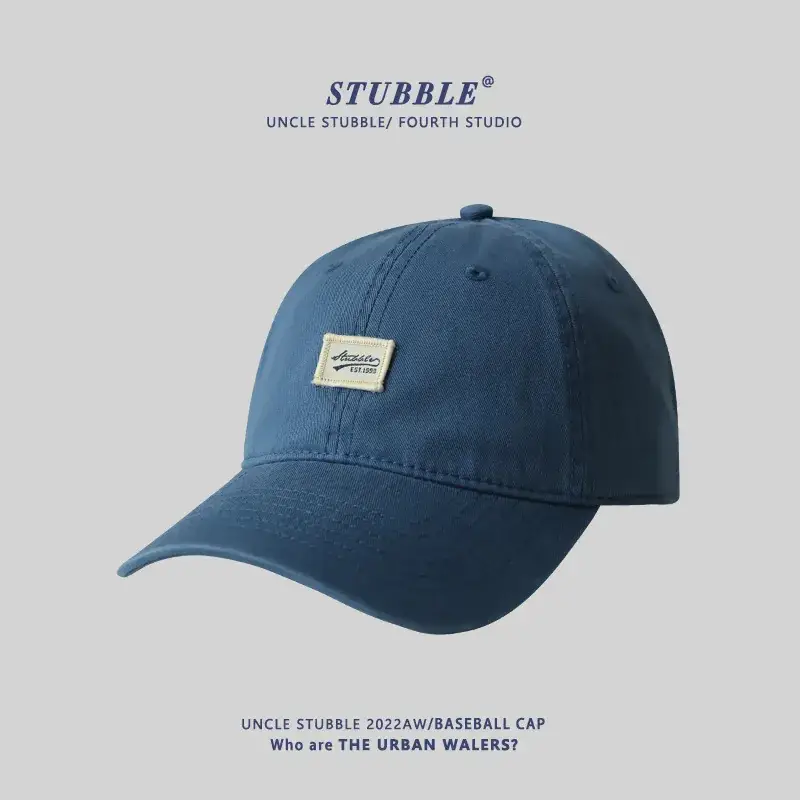 Black Unstitched Baseball Cap for Men Women - Image 12
