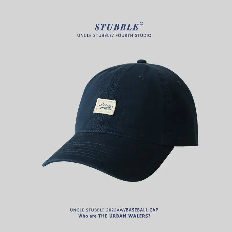 Black Unstitched Baseball Cap for Men Women - Image 13