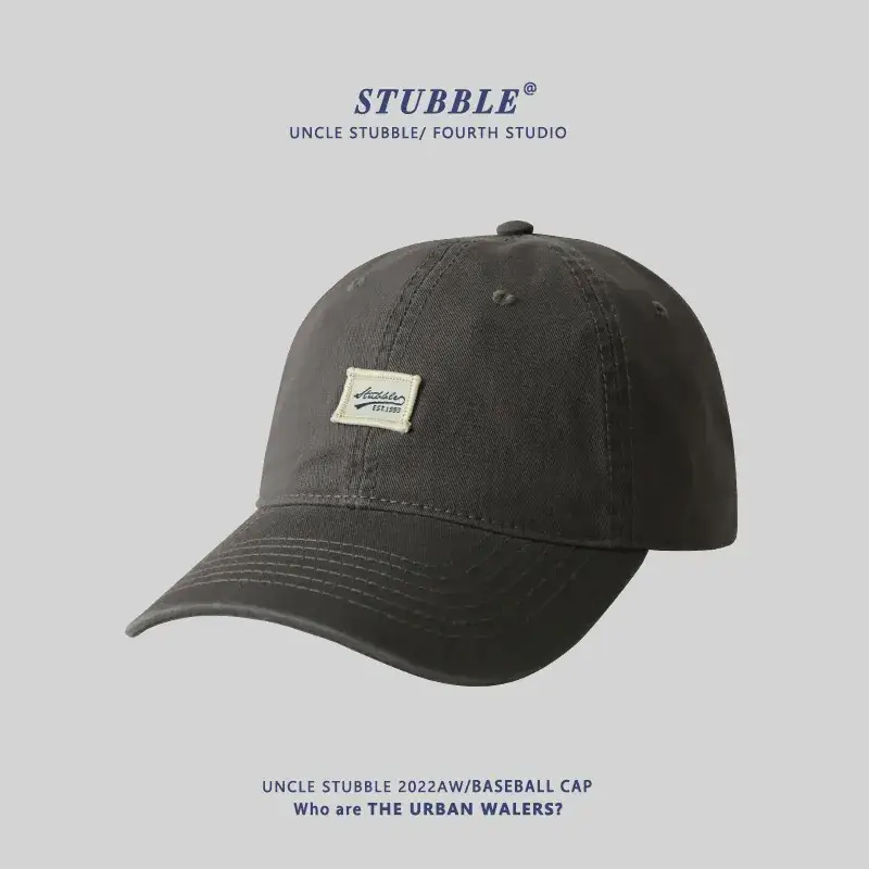Black Unstitched Baseball Cap for Men Women - Image 15