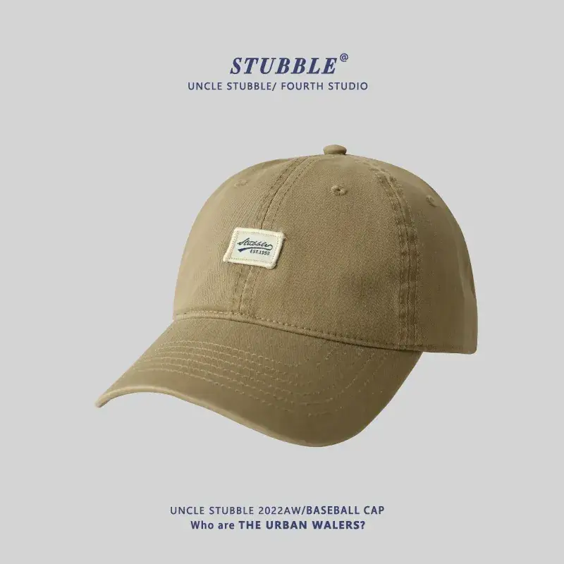 Black Unstitched Baseball Cap for Men Women - Image 3