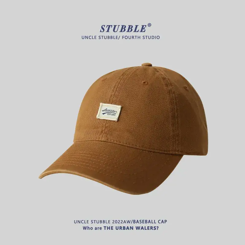 Black Unstitched Baseball Cap for Men Women - Image 4