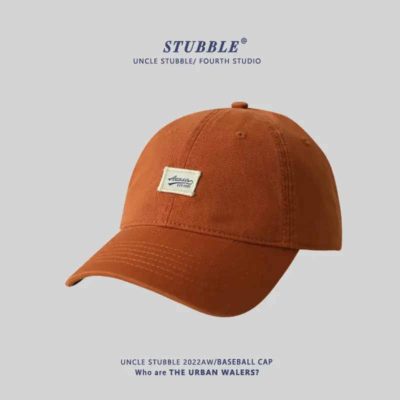 Black Unstitched Baseball Cap for Men Women - Image 5