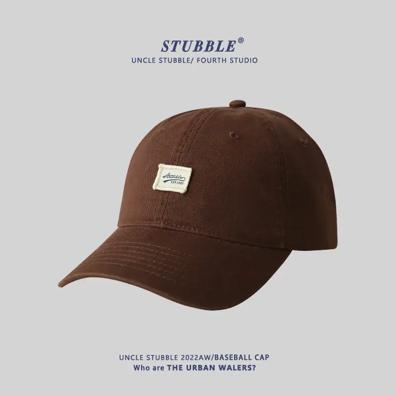 Black Unstitched Baseball Cap for Men Women - Image 6