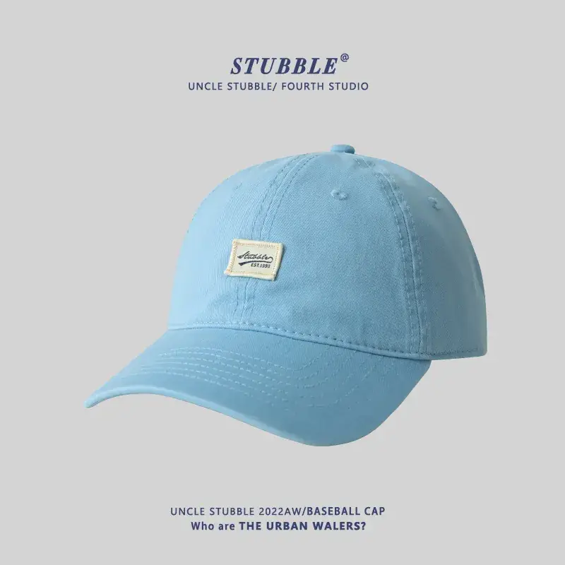 Black Unstitched Baseball Cap for Men Women - Image 7