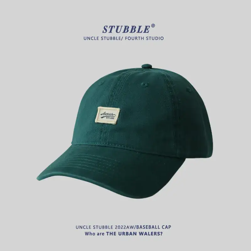 Black Unstitched Baseball Cap for Men Women - Image 9
