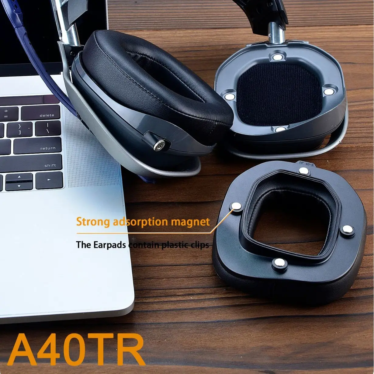 Black Earmuff with Buckle Magnet for Astro A40TR