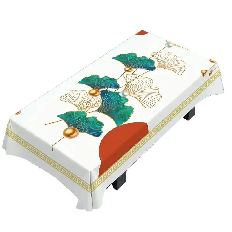 Anti-Slip Waterproof Oil-Proof Rectangular Coffee Tablecloth