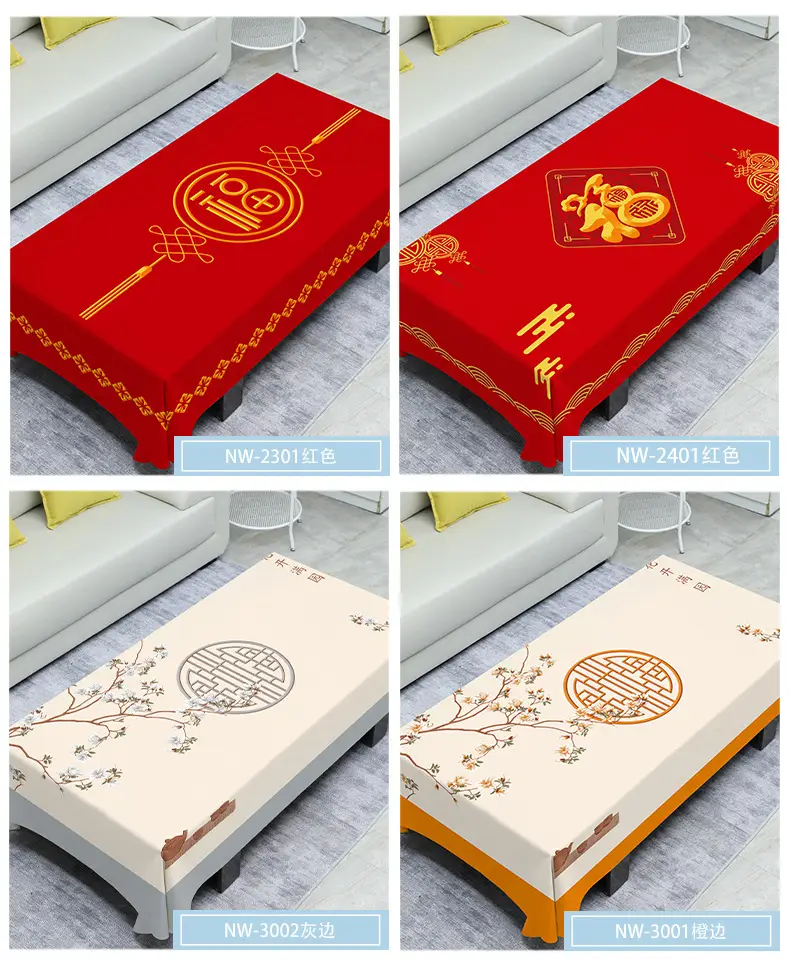 Anti-Slip Waterproof Oil-Proof Rectangular Coffee Tablecloth — feature 20