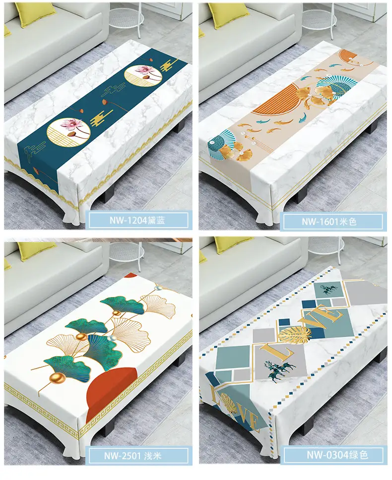 Anti-Slip Waterproof Oil-Proof Rectangular Coffee Tablecloth — feature 22
