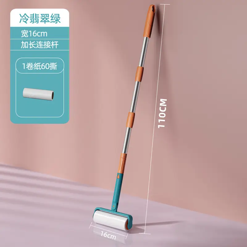 Pet Hair Removal Roller with Long Handle & Peel & Stick Design - Image 3