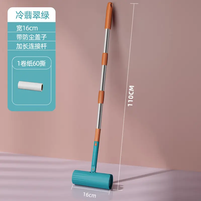Pet Hair Removal Roller with Long Handle & Peel & Stick Design - Image 4