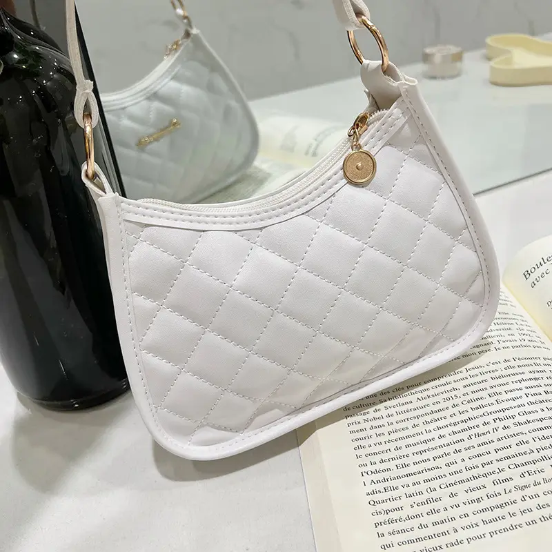 Black Embroidered Armpit Bag for Women 2022 - Image 9