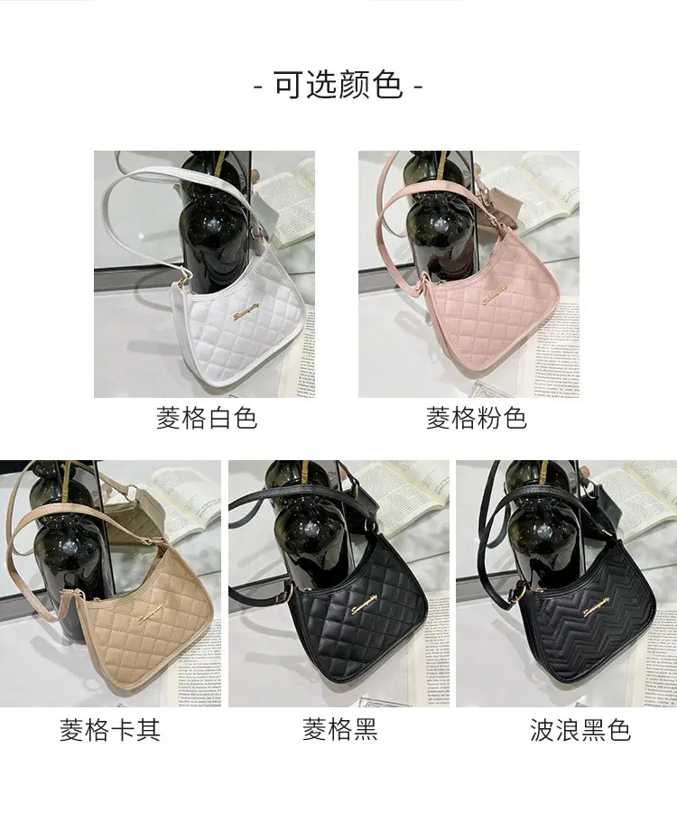 Black Embroidered Armpit Bag for Women 2022 — feature 5